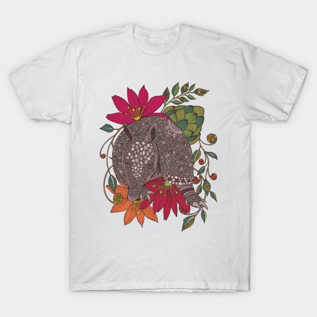 Milo the armadillo T-Shirt by Valentina Harper